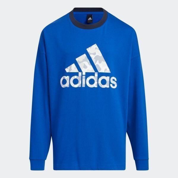 新品・アディダス 長袖Tシャツ 青 160 長袖