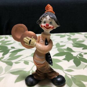 Art hand Auction clown avec des cymbales, œuvres faites à la main, intérieur, marchandises diverses, ornement, objet