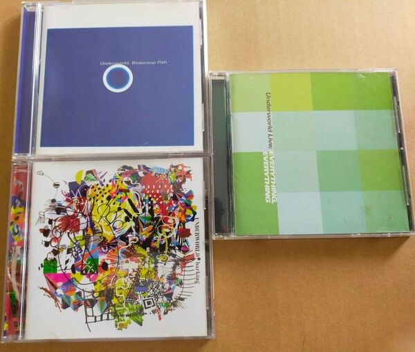 アンダーワールド (Underworld)3CD「Beaucoup Fish」「barking」「Live Everything」