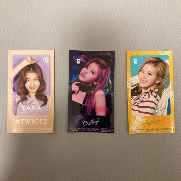TWICE サナ カードシール