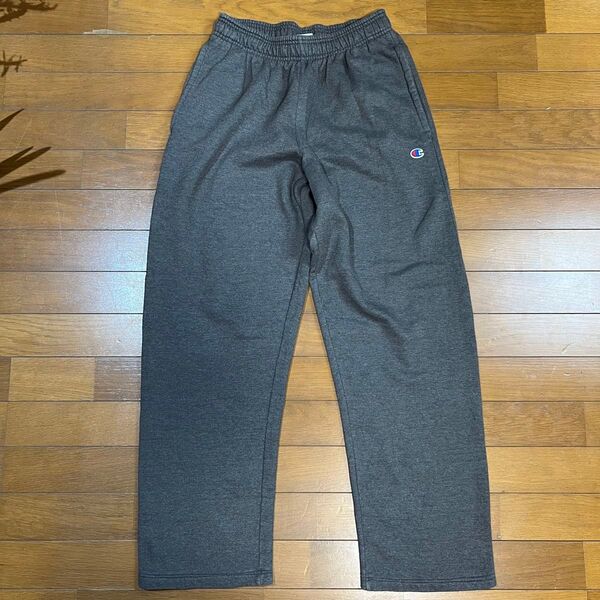 Champion チャンピオン ロゴ スウェットパンツ 裏起毛 ボトムス グレー M 古着 ボトムス