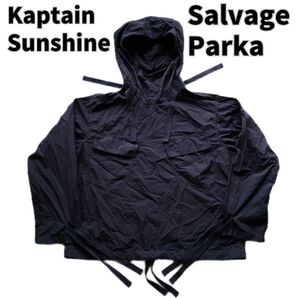 KAPTAIN SUNSHINE Salvage Parka キャプテンサンシャイン サルベージパーカー ネイビー usn 古着