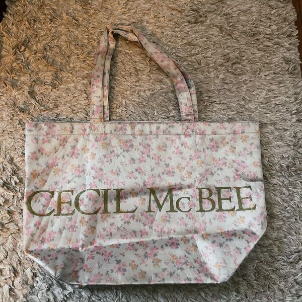 【ジャンク品】トートバッグ エコバッグ セシルマクビー CECIL MCBee