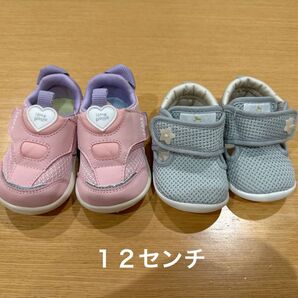 2足セット ベビーシューズ スニーカー 靴 イフミー