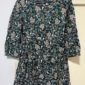 OLD NAVY うさぎ 花柄ワンピース S (6-7歳)