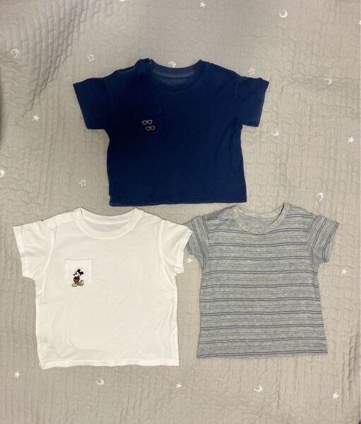 ユニクロ Tシャツ 3枚セット ベビー 80