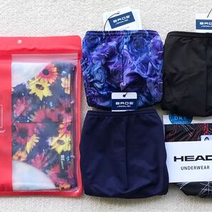 B.V.D&BROS&HEAD ビキニ ブリーフ Mサイズ デザイン&シンプル 5枚セット