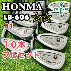 HONMA LB-606 2S 星2 アイアンセット 本間ゴルフ ホンマ R JAPAN SAKATA 名器