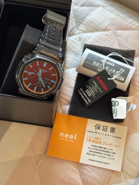 GA-2100TLS-8AJF グレースケルトン CASIO G-SHOCK カシオ Gショック 1回着用 美品