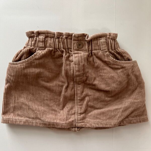 ザラ スカート ザラキッズ コーデュロイ 秋服 女の子