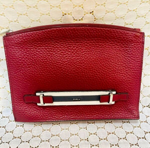 【美品】FURLA フルラ クラッチバッグ セカンドバッグ ジョーヴェ クラッチバッグ FURLA