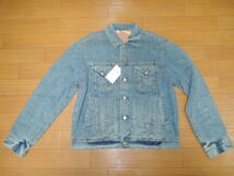 新品 SOPHNET. ソフネット DAMAGED DENIM デニム ジャケット M/裏地カモ迷彩ダメージ定価48000円_画像2