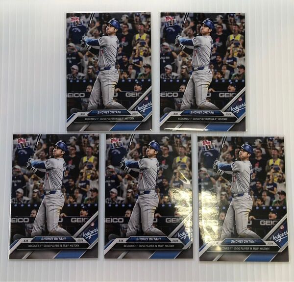 大谷翔平 カード MLB Topps now 50/50 ドジャース