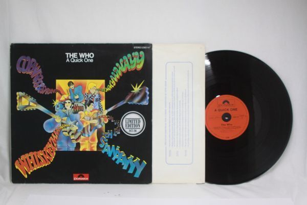 The Who A Quick One ドイツ(独) LP 1981年にReissueされた限定盤 1stプレス クイックワン
