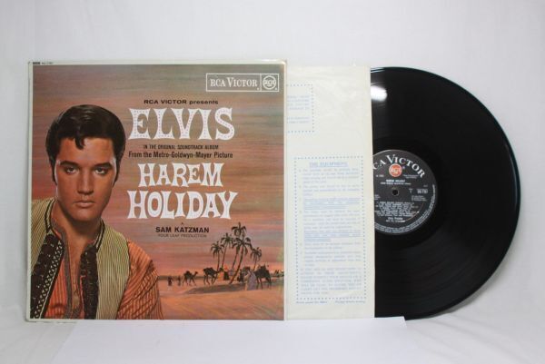 Elvis Presley Harem Holiday UKオリジナル(英 GB) LP RCA Victor 深溝 両面マト1 mono RD-7767 ハラム ホリデー