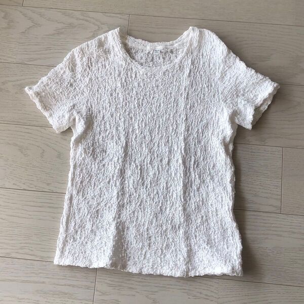 美品 ◎ UNIQLO シャーリングT半袖 M