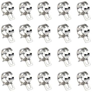 ホースクランプ ホースクリップ 固定用 20個セット 10mm