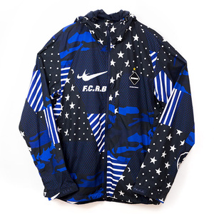 新品　希少　Sサイズ　FCRB NIKE 16SS WOVEN PRACTICE JACKET ネイビー　タグ付き