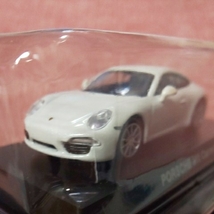 京商 1/64 PORSCHE 5 ポルシェ 911 Carrera S パールホワイト 2011 白P 911 カレラ S 第61弾 ポルシェ Ⅴ_画像4