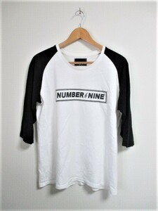 ☆NUMBER (N)INE ナンバーナイン 7分袖Tシャツ/メンズ/M