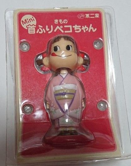 不二家 Mini首ふりペコちゃん きもの 年代物