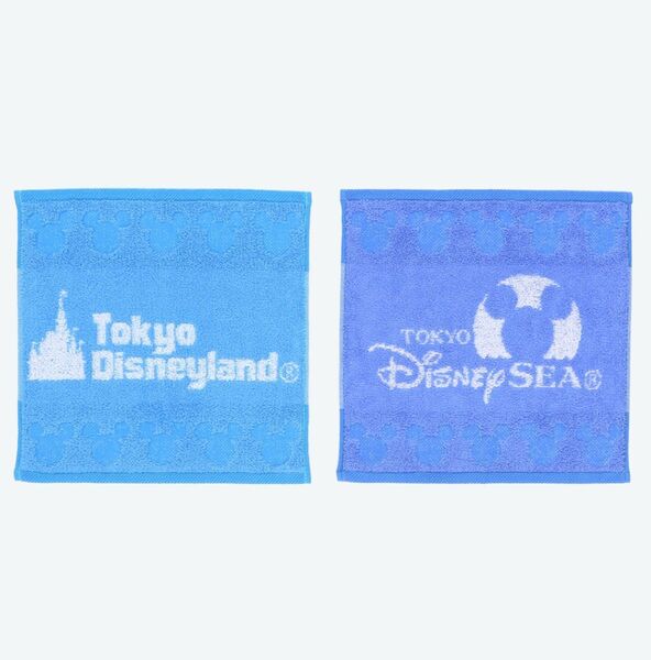 東京ディズニーリゾート ミニタオル2枚セット ディズニーランド&ディズニーシー ミッキー