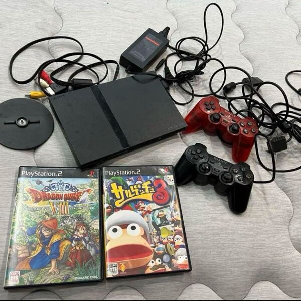 SONY PlayStation 2 本体 +その他付属セット + ソフト2つ
