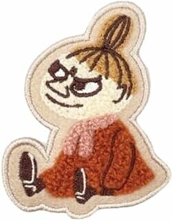 ムーミン♪サガラバッジ もこもこバッジ リトルミイ サガラ刺繍 送料込み
