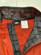 送料無料 90s vintage ビンテージ NIKE ナイキ nylon ナイロン anorak アノラック プルオーバー ジャケット オレンジ orange ツートーン M_画像4