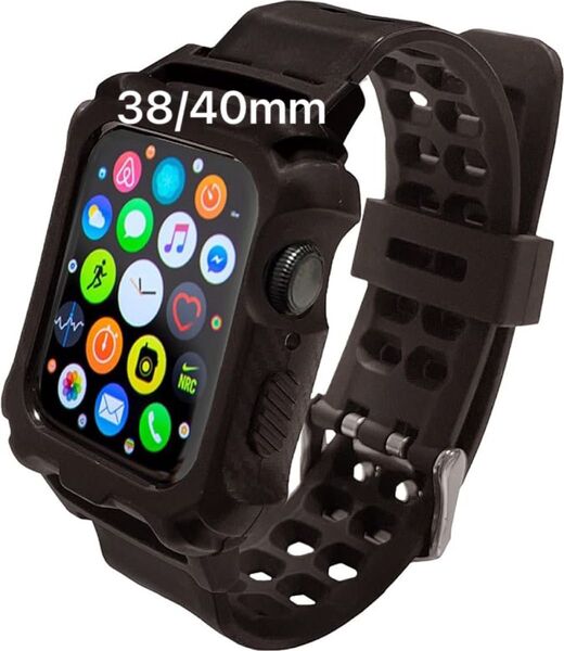 ●早い者勝ち●アップルウォッチ バンド 箱付き apple watch バンド ブラック 38/40mm
