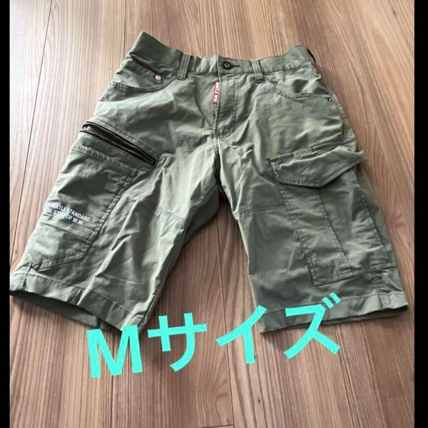 バートル ハーフパンツ 作業着 Mサイズ カーキ