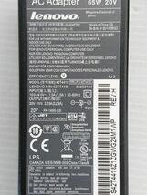 中古品★Lenovo　ノートパソコン用ACアダプタ　FJ-2/42T4418 20V 3.25A_画像2