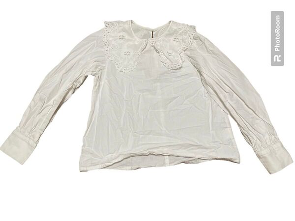 【本日消去のため最終値下げ】RETRO GIRL ブラウス レース 秋服 秋コーデ