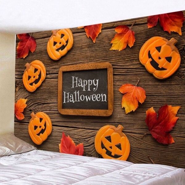 ハロウィン タペストリー 壁紙 壁掛け 装飾 インテリア かぼちゃ パンプキン