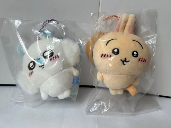もちっとぷちミニマスコット モモンガ&うさぎ 2個セット ちいかわ ぬいぐるみ