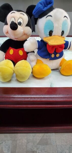 ディズニーランド ぬいぐるみ 昔の顔のミッキー? UV除菌後梱包します
