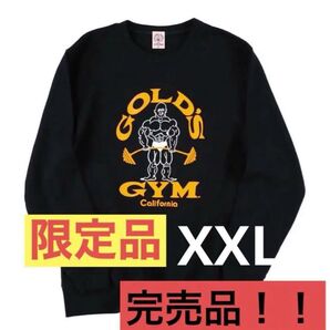 【新品】ゴールドジム スウェット トレーナー ブラック 長袖 XXL 大きいサイズ