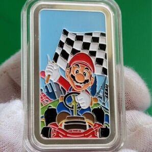 2022ニンテンドースーパーマリオカラー銀貨超可愛い発行数300入手困難在庫一枚のみ