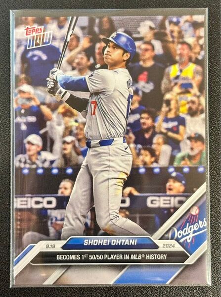 TOPPS NOW 2024 722 大谷翔平 カード 50/50