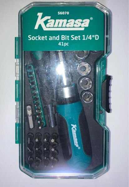 Kamasa ソケット ビット セット 56070 DIY 工具 工具セット メンテナンス 整備 ソケットレンチ ビット