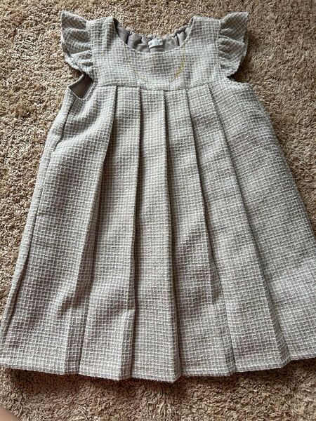 子供服 ベベ スラップスリップ ジャンバースカート ワンピース 130cm