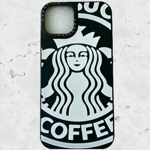 在庫残り1個! 新品 iPhone 13 14 併用 シリコン 3Dスマホケース スターバックス ビッグロゴ Starbucks