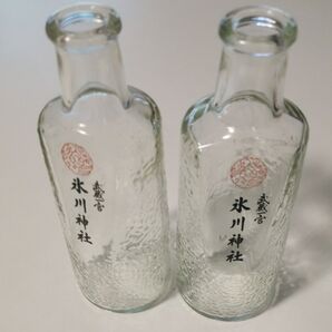氷川神社 御神酒の空瓶