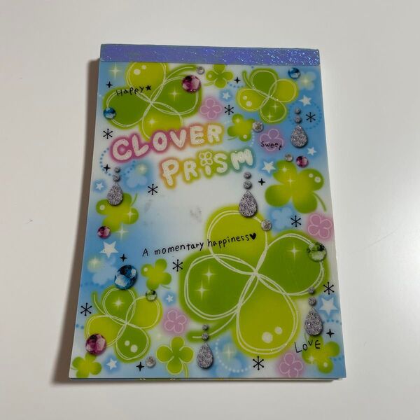 平成レトロ メモ帳 クローバー Clover prism