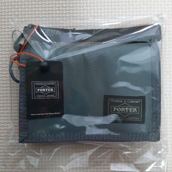 PORTER CAPSULE ポーター カプセル ウォレット 品番:555-06439 三つ折り財布 グレー