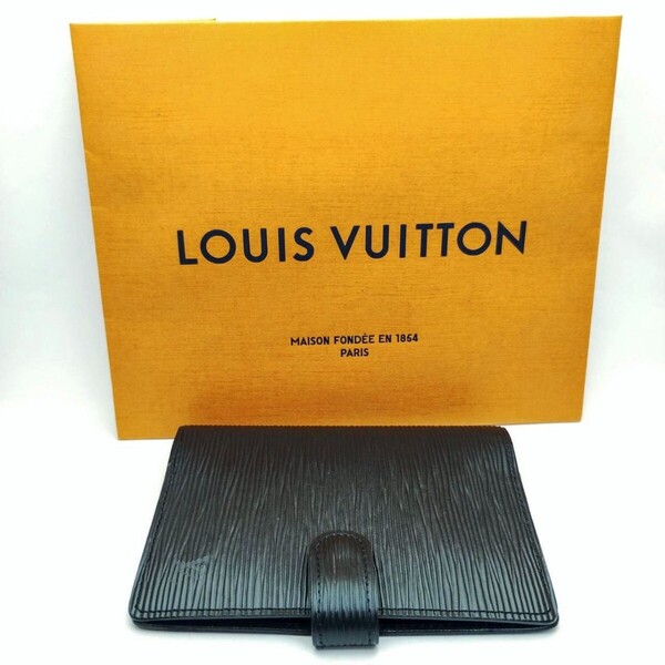 タイガ ルイヴィトン LOUISVUITTON 手帳カバー アジェンダPM 袋付き メモA7