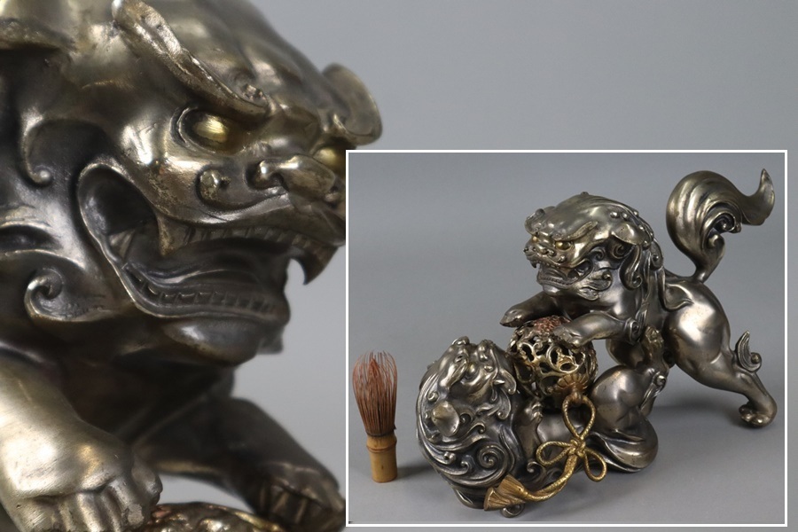 Yahoo!オークション -「玉獅子」(銅製) (金属工芸)の落札相場 Yahoo!オークション -「玉獅子」(銅製) (金属工芸)の落札相場