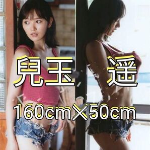 兒玉遥抱き枕カバー160cmx50cm 2wayトリコット両面印刷 カバーのみ本体なし 送料込み 匿名配送