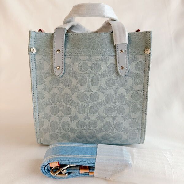 COACH コーチ トートバッグ シグネチャー ハンドバッグ 2WAY ショルダーバッグ 斜め掛け