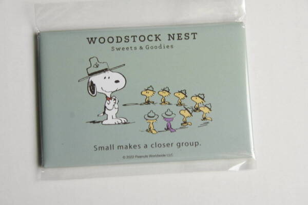 WOODSTOCK NEST Sweets&Goodies ウッドストックネスト スクエアマグネット 緊密 送料無料 PEANUTS ウッドストック スヌーピー